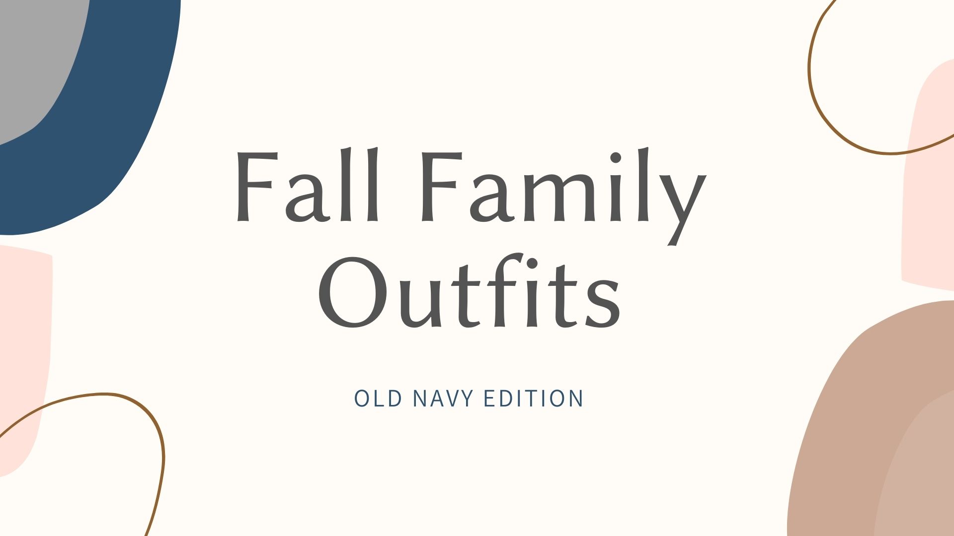 Old navy sales family outfits