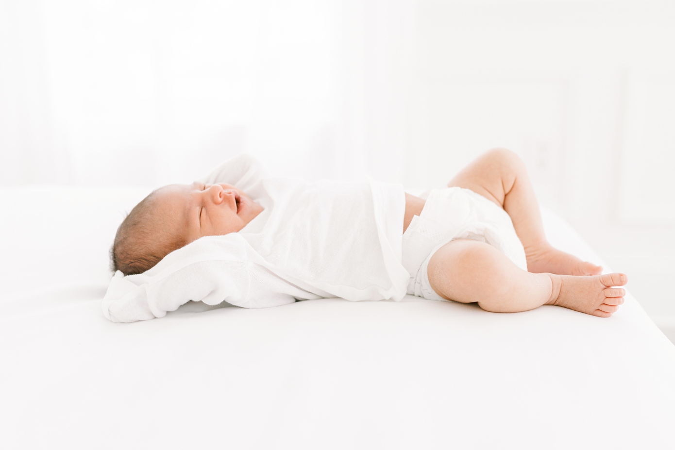 Atlanta Newborn Photography Session in Studio on Whitlock by Lindsey Powell Photography