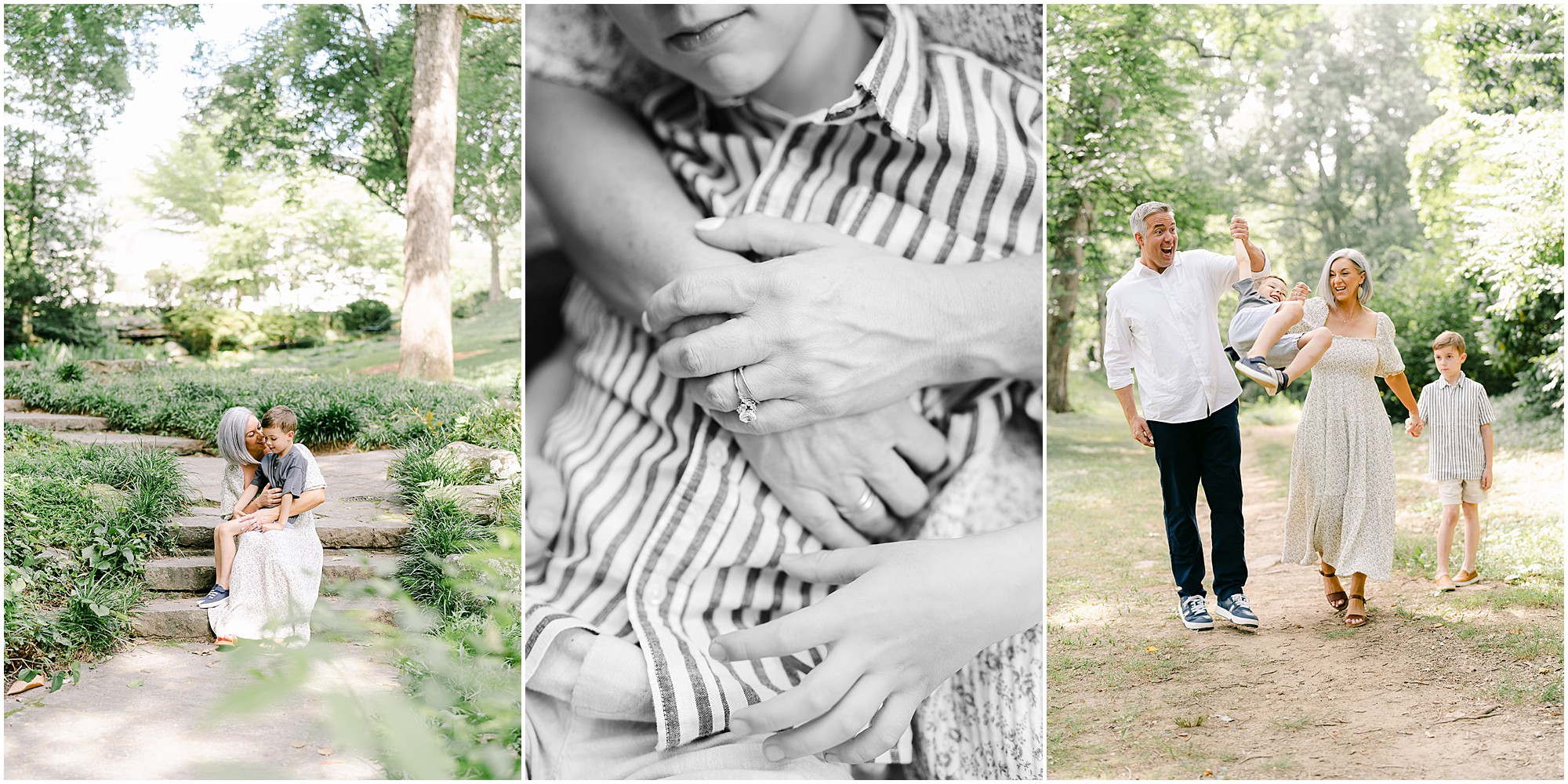 Atlanta family photography session at Winn Park.