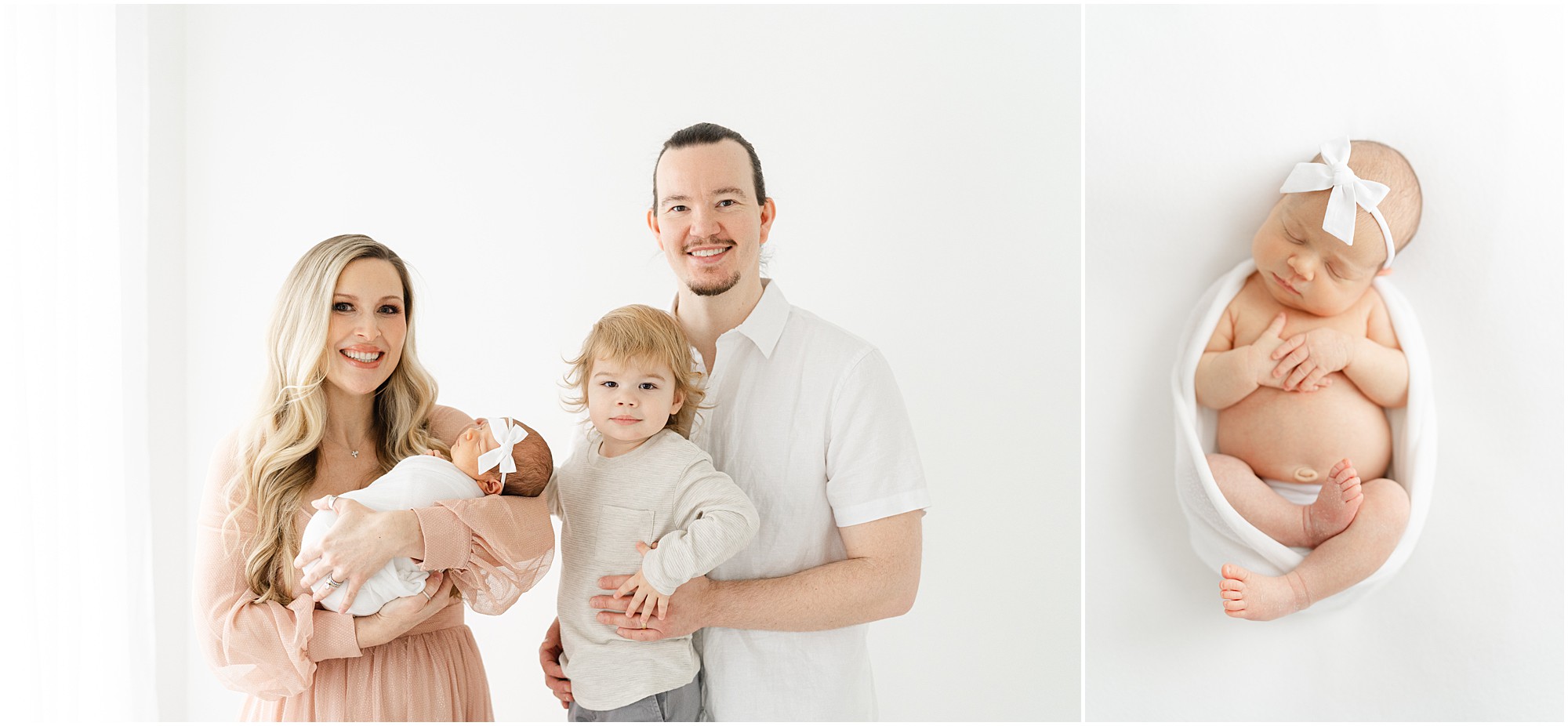 Atlanta studio newborn photography.